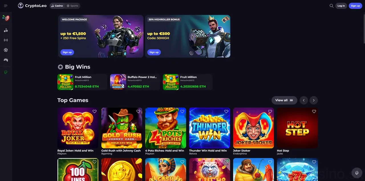 CryptoLeo Casino Casino